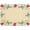Beige - Maliana, variant on Placemats Set of 4 for European Dining Table, Table Placemats, Rectangular PVC Vinyl, 12x18 Inches - Black Gold