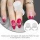 thumbnail image 5 of 100pcs Anillos de maquillaje de pestañas Herramienta Titular de anillo de tinta Contenedor de pigmento desechable para tatuaje de cejas Sin separación Tamaño M (blanco), 5 of 8