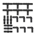 thumbnail image 3 of Barbed Connector,18Pcs/Set Hose Connector Drip Straight Coupling Hose Connector Remarkable Clarity, 3 of 14