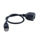 thumbnail image 3 of Cable De Extensión De Red Ethernet, 30cm, RJ45 Macho A Hembra, Montaje En Panel Con Tornillos, LAN, Ethernet, 3 of 8