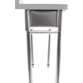 thumbnail image 6 of Miumaeov Commercial Sink Stainless Steel Sink 3 Compartment Free Standing Utility Sink with 3 Drainer for Garage, Restaurant, Kitchen, Laundry Room, Outdoor, 6 of 9