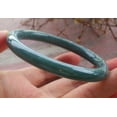 thumbnail image 6 of Green Natural A JADE Jadeite Circle Bangle Bracelet 57 mm 704026 TN, 6 of 12