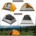 XGEAR Ultralight 2Person Backpacking Tent 2 Doors Waterproof Camping