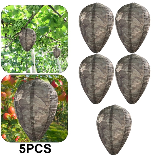 Señuelo para Nido Avispas Trampa Repelente Jardín Segura (oscuro) Verde