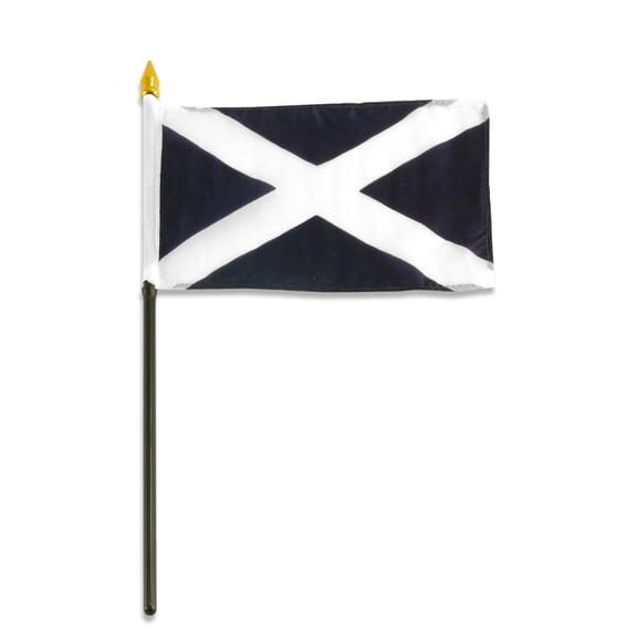 Scotland - St Andrews Cross 4in x 6inch Flag