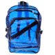 thumbnail image 1 of Stylish Transparent Backpack School Shoulder Bag Satchel for Boys Girls (Blue), 1 of 4