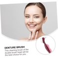 thumbnail image 3 of 3 Pieces Double Head False Toothbrush Denture Cleaning Brushes Cleaning Tool, 3 of 5