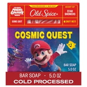 Old Spice Men's Cold Processed Bar Soap, Cosmic Quest, Old Spice x The Super Mario Galaxy Movie, 5 oz