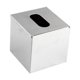 thumbnail image 1 of Caja de pañuelos cuadrada de acero inoxidable, soporte para pañuelos de papel en forma de cubo, decoración moderna para baño, elegante para encimera,, 1 of 9