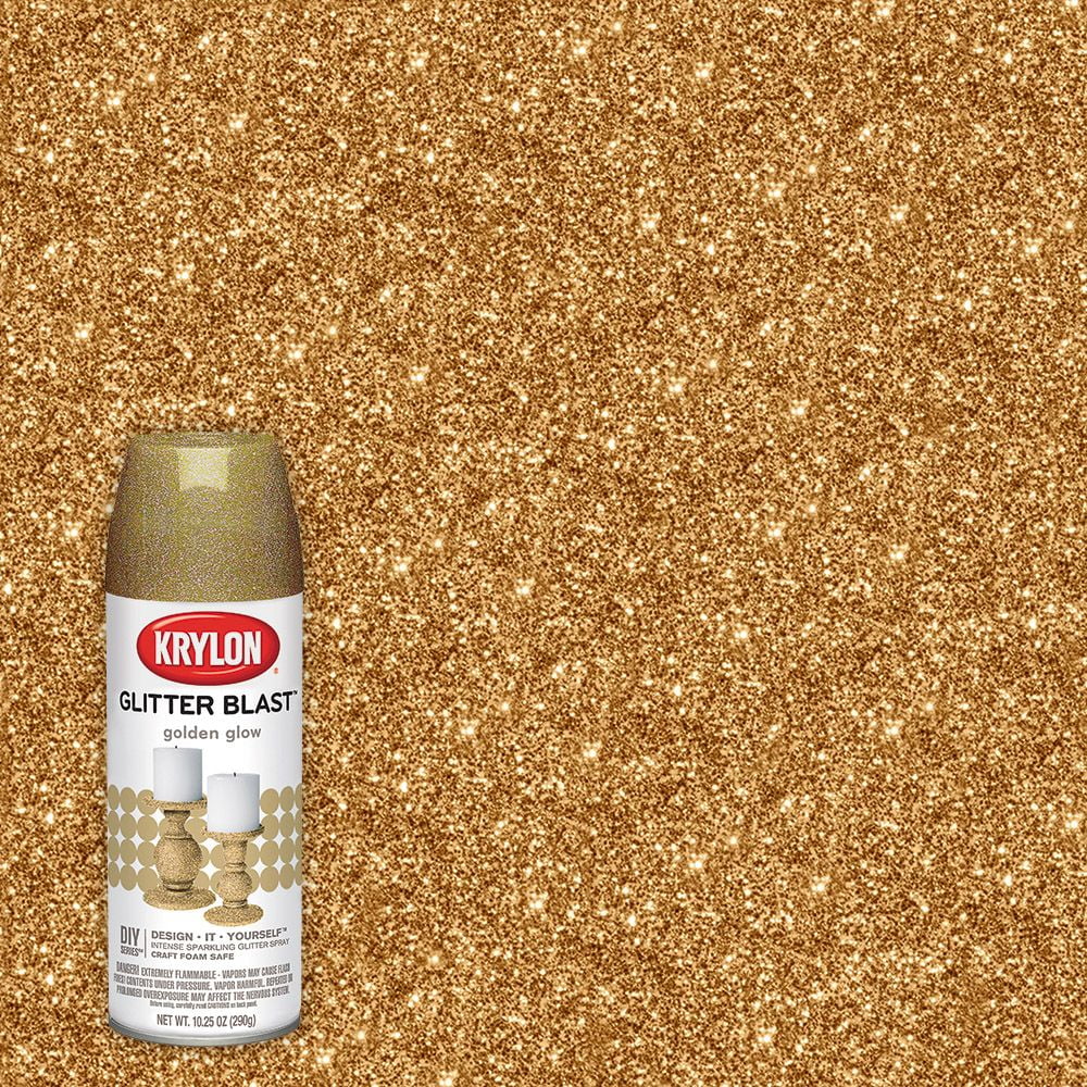 Krylon Glitter Blast, Golden Glow, 5.75 oz.