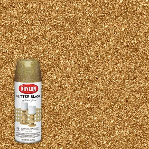 Krylon Glitter Blast, Golden Glow, 5.75 oz.