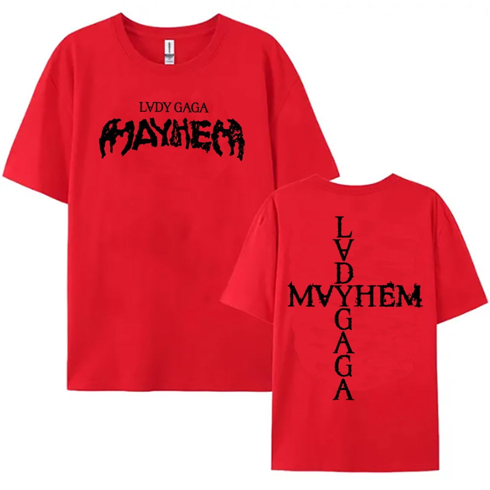 Lady Gaga Mayhem Album 2025 Tshirts New Fashion Singer Printing T