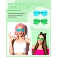thumbnail image 4 of Gafas de sol Colzzy en forma de corazón sin montura, 30 unidades, transparentes, 4 of 7