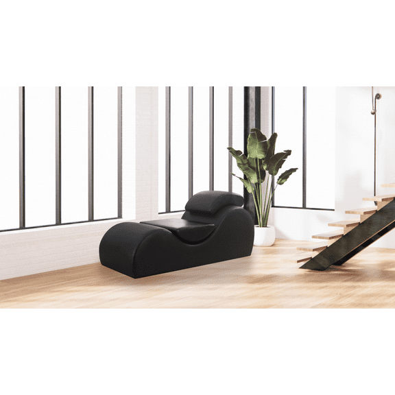 Agridaki Faux Leather Chaise Lounge