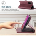 thumbnail image 4 of Leather Case For Samsung Galaxy Note 20 Ultra Case,Leather Wallet Case Classic Design with Card Slot and Magnetic Closure Flip Fold Case for Samsung Note 20 Ultra 5G, 4 of 9
