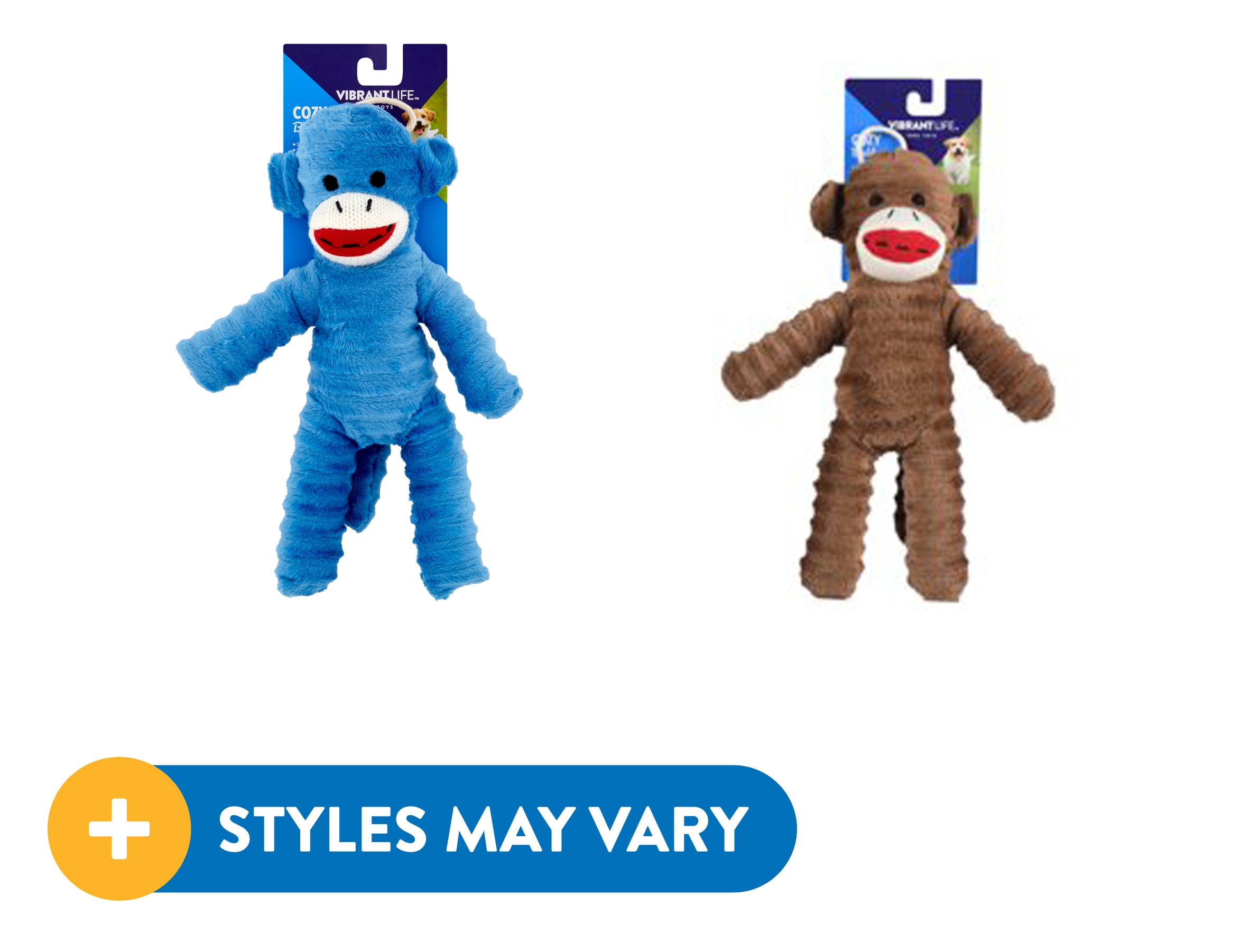 sock monkey dog toy walmart