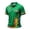 Green, variant on Men's 250 Anniversary USA LGBTQ Pride Collared Shirt, We The People Means Everyone Rainbow Star Print Short Sleeve Casual Tops