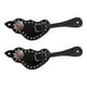 thumbnail image 1 of 2 correas de espuela con hebilla, estilo retro occidental, de piel sintética, accesorios deportivos. Negro, 1 of 7