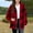 Red, variant on Kids Boys Girls Winter Fleece Lined Hooded Jacket with Zipper Pockets Long Sleeve Plaid Reversible Coat for Children Ages 5-16 Years