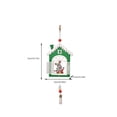 thumbnail image 3 of Toystoory Borla colgante de Navidad, decoración navideña, accesorios para festivales, artesanía de madera, accesorio DIY, decoraciones para el hogar, Kits de decoración para fiestas Anciano Toystoory HA070250-01B, 3 of 6