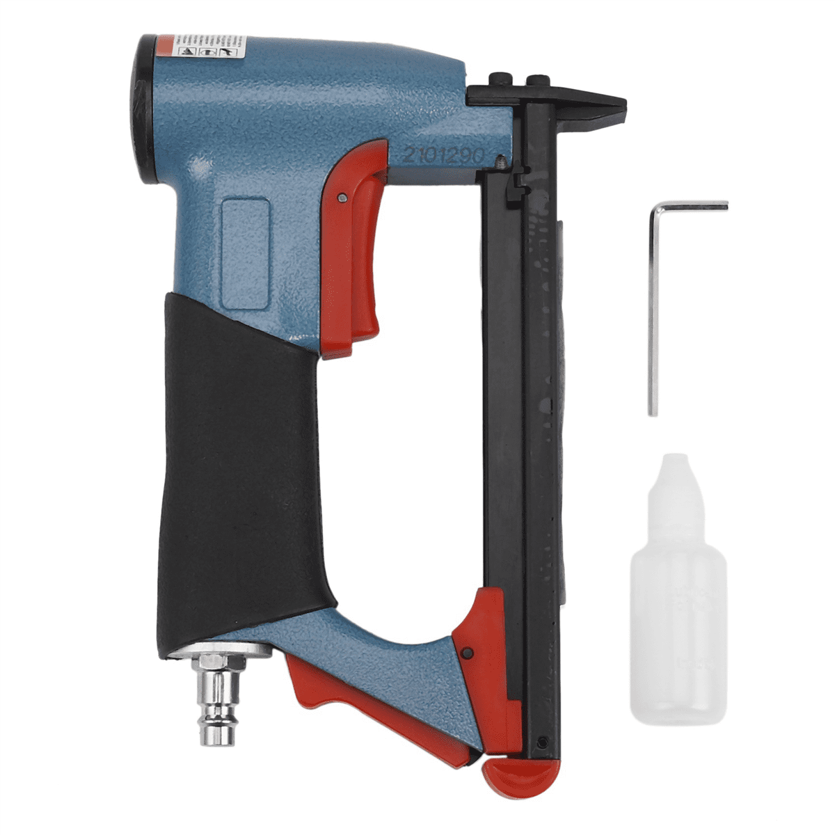 2pcs 1/2 Inch Pneumatic Air Stapler Nailer Fine Stapler Tool for Furniture Blue Nailer Tool 4-16mm