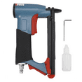 thumbnail image 2 of 2pcs 1/2 Inch Pneumatic Air Stapler Nailer Fine Stapler Tool for Furniture Blue Nailer Tool 4-16mm, 2 of 7