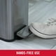 thumbnail image 3 of Bidón de basura Rubbermaid Slim Step-On de acero inoxidable, 10 litros, 3 of 7
