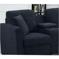 thumbnail image 6 of JERFIT 7-Seater Velvet Sectional Sofa Couch with Cup Holders, Dark Blue Fabric Upholstered Living Room Furniture, 6 of 9