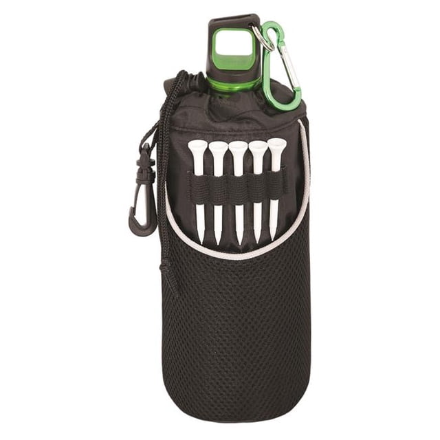Debco G8324 Greenside Bottle Holder - Black with Grey Piping