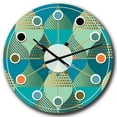 thumbnail image 1 of Designart Horloge Murale Rétro de Luxe Mi-Siècle Moderne, 1 of 4