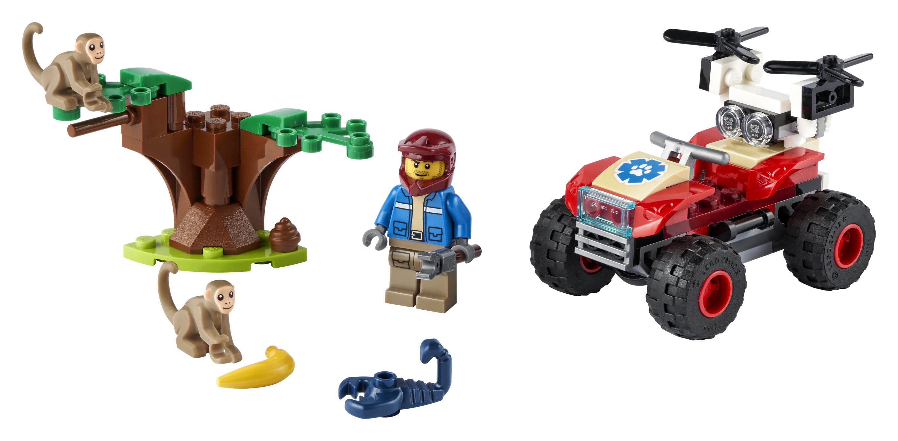 LEGO City Wildlife Rescue ATV 60300 Building Toy for Kids (74 Pieces)