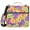 Kiwi Oranges Slices Grape, variant on 3 Ring Zipper Binder with Shoulder Strap Waterproof Trapper Keeper 2 Inch D-Ring 500 Sheets Capacity Hand Drawn Sun