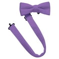 thumbnail image 2 of Hold'Em Bow Tie For Mens Boys and Baby Satin look Solid Color Adjustable Pre-tied, 2 of 3