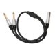 thumbnail image 1 of Cable Divisor En Y De 6,35 Mm, Cable Divisor De Sonido Plug And Play Hembra A Macho Dual Estable Para Mezclador Para Altavoz, 1 of 8
