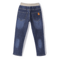 thumbnail image 2 of Chopper Club Boys Jeans in Premium Stretchable Cotton Denim Slim Fit Cotton Rib+Elastic, 2 of 5