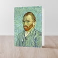 thumbnail image 4 of CafePress - Vincent Van Gogh Self Portrait Greeting Cards - Greeting Card, Blank Inside Matte, 4 of 4