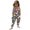 Grey, variant on HNMKIU Kids Christmas Bodysuit Toddler Baby Girl Christmas Prints Jumpsuit Sleeveless Romper Outfits Pants Clothes Christmas Outfit Grey - 3-4Years