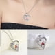 thumbnail image 4 of Collar para mujer, joyería para mujer, joyería para mujer, colgante de cristal en forma de corazón, dedo para hombre, joyería para mujer, anillos de regalo, el collar, 4 of 5