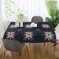 thumbnail image 3 of Yayeee Tablecloths 60" x 90" Rectangle Wrinkle Resistant Party Table Cover, Red Fireworks Pattern, 3 of 8