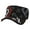 Black/Orange - Studded Ribbon, variant on Top Headwear Womens Print Adjustable Cadet Cap - Zebra - Studded Paw Print