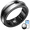 Silver, variant on Renpho Lynx Smart Ring Health Tracker for Women & Men, Fitness & Sleep Monitor, Waterproof Titanium No Subscription, Size 8, Black