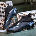 thumbnail image 5 of Botas de fútbol antideslizantes para hombre, calzado ultraligero para deportes al aire libre, entrenamiento de partido, tacos deportivos de hierba, Unisex, novedad, 5 of 5