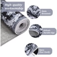 thumbnail image 4 of Traditional Area Rug 8'x10' Foldable Indoor Washable Rug Thin Retro Accent Floral Non-Slip Carpet Mat (Grey), 4 of 7