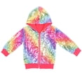 thumbnail image 2 of UAYOTSE Girls Sequin Jacket Kids Bomber Zip Outwear Sparkle Fall Top Dress Coat,Multicolour 2-3 Years, 2 of 4