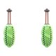 thumbnail image 1 of 2 cepillos de dientes para perros, cuidado dental para cachorros, juguete para masticar de goma natural no tóxico, eficaz y resistente a las mordeduras (verde), 1 of 5