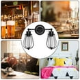 thumbnail image 2 of Costway Vintage Industrial Retro Edison Wall Sconce Light Lamp Wire Caged 2-light Bulb, 2 of 10
