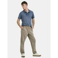 thumbnail image 2 of No Boundaries Men's & Big Men's Cotton Slub Pants, 31'' Inseam, Sizes XS-5XL, 2 of 5