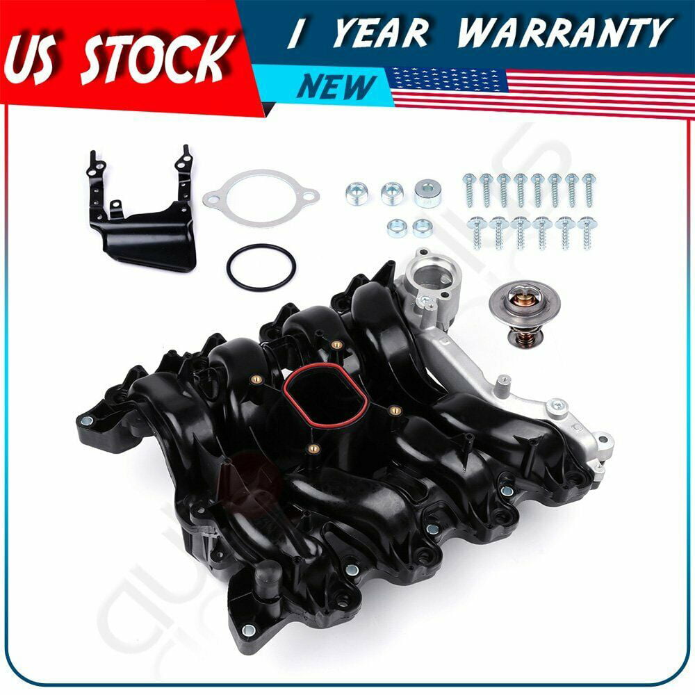 Intake Manifold With Thermostat & Gaskets Kit For Ford Mercury Lincoln 4.6L V8 
