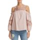 thumbnail image 1 of Parker Auburn Blusa básica con hombros descubiertos para mujer, rosa, mediana, 1 of 1