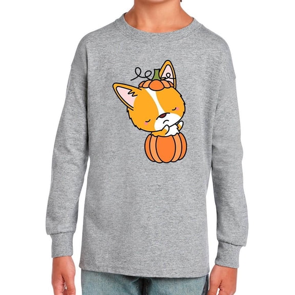 Cute Corgie W Pumpkin Costume Long Sleeve Toddler -Image by Shutterstock, 2 Toddler